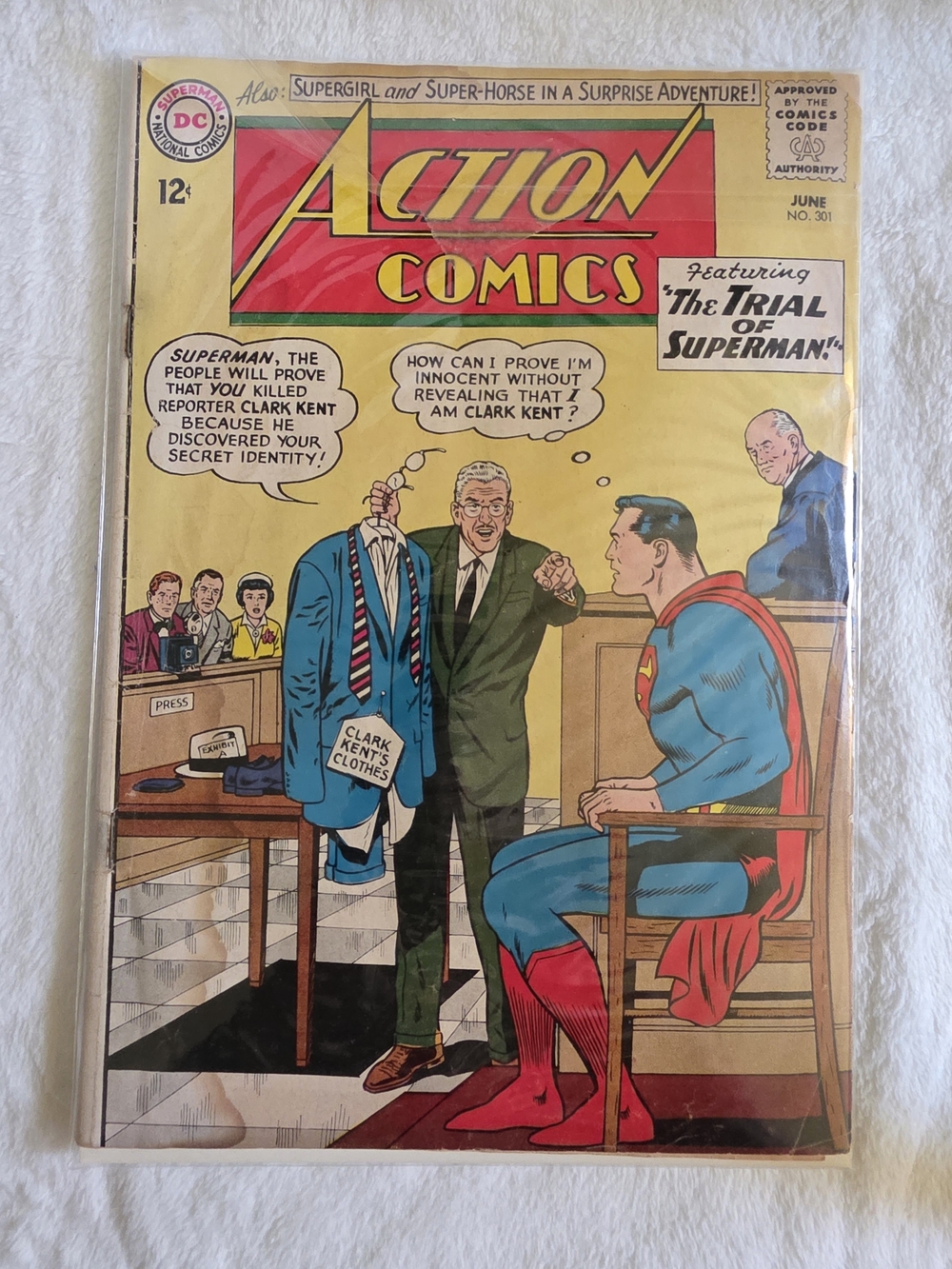Action Comics #301 (June 1963) – "The Trial of Superman!" – Silver Age DC Comics